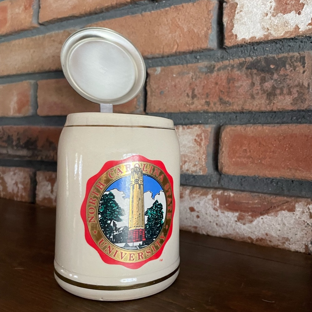 Kamp & Ferdinand North Carolina University Lidded Tankard Beer Stein Mug